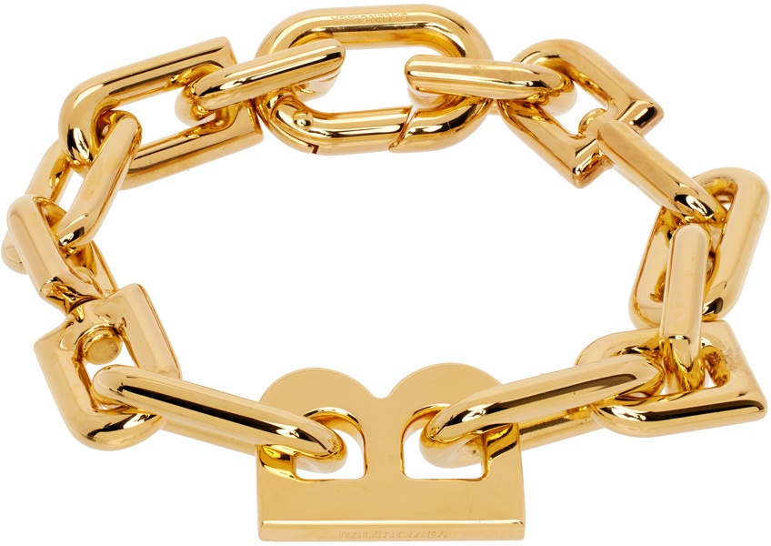 Photo: Balenciaga Gold B Chain Bracelet