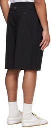 LE17SEPTEMBRE Black Adjustable Bermuda Shorts
