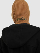 SACAI - Knit Wool Balaclava & Gloves Set