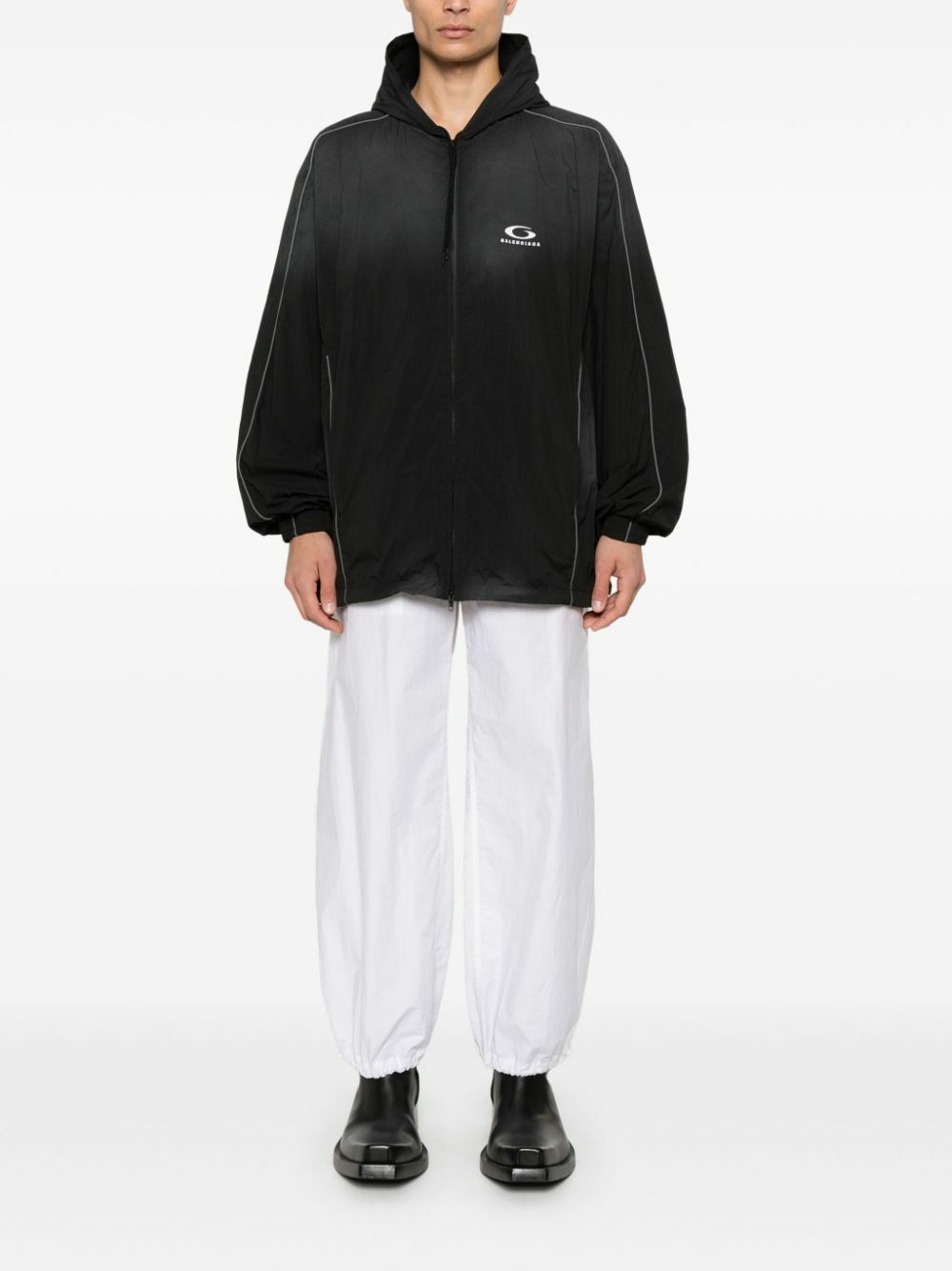 Balenciaga Ombré Hooded Jacket