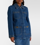 Valentino VGold denim field jacket