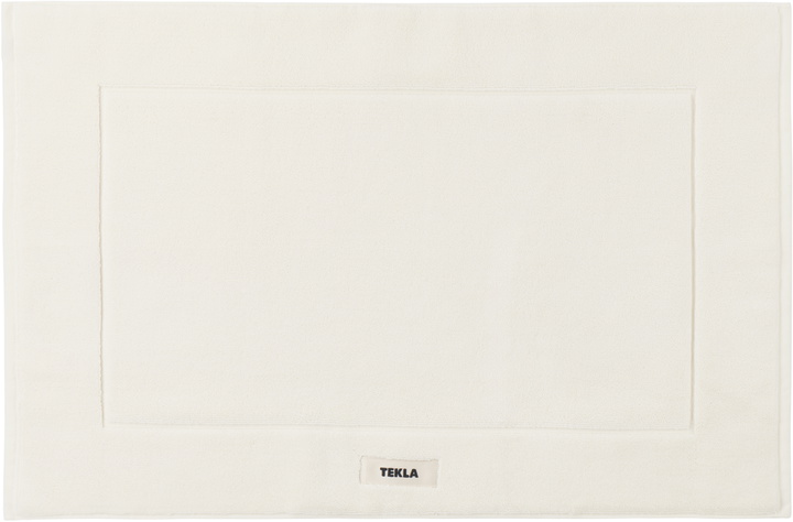Photo: Tekla SSENSE Exclusive Off-White Terry Large Bath Mat