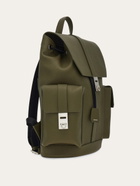 Ferragamo Mens Utility backpack with Hug buckles in Green