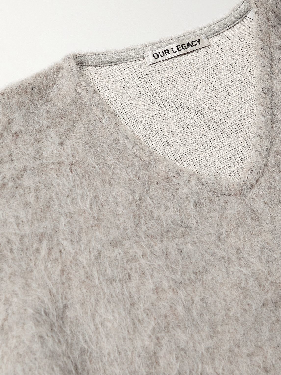 Our Legacy - Textured-Knit Sweater - Gray Our Legacy