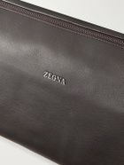 Zegna - SECONDSKIN Leather Messenger Bag