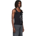 Simone Rocha Black Ribbon Rosette Boy Tank Top