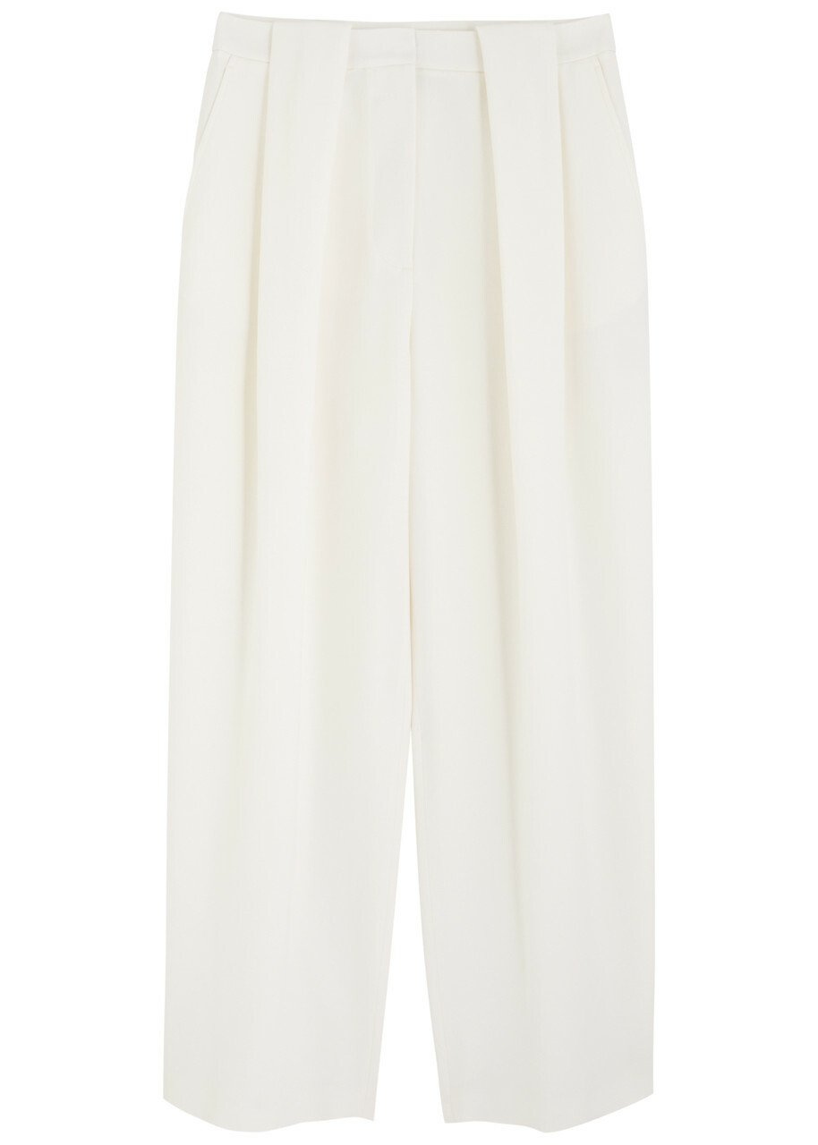 パンツ STELLA MCCARTNEY CREAM VISCOSE BLEND WIDE-LEG PANT Stella McCartney Cream Viscose Blend Wide-leg Pant | italist