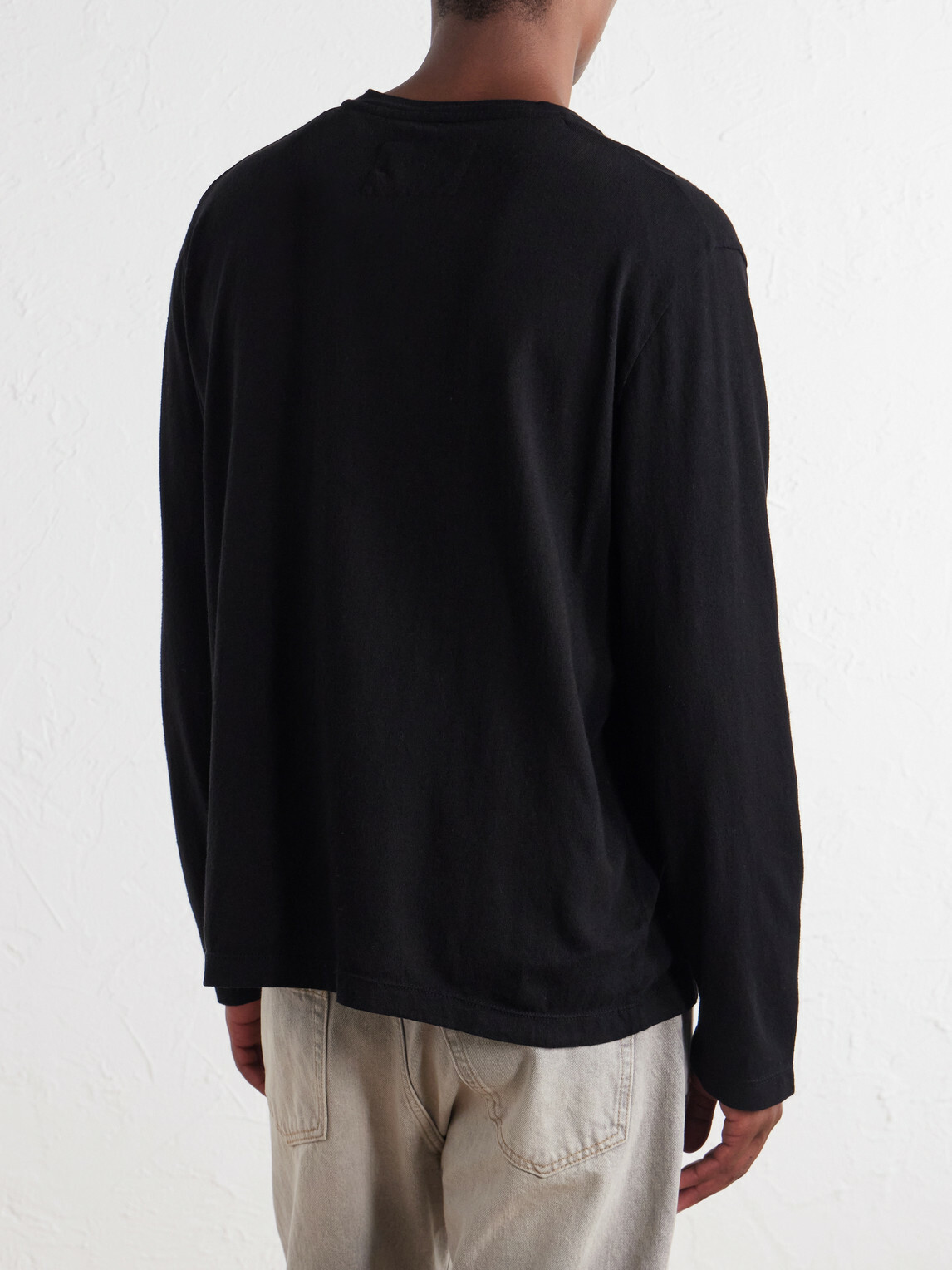 Nili Lotan - Sien Cotton-Jersey T-Shirt - Black