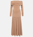 Khaite - Rebecca off-shoulder maxi dress