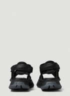 Quest Platform Sandals in Black