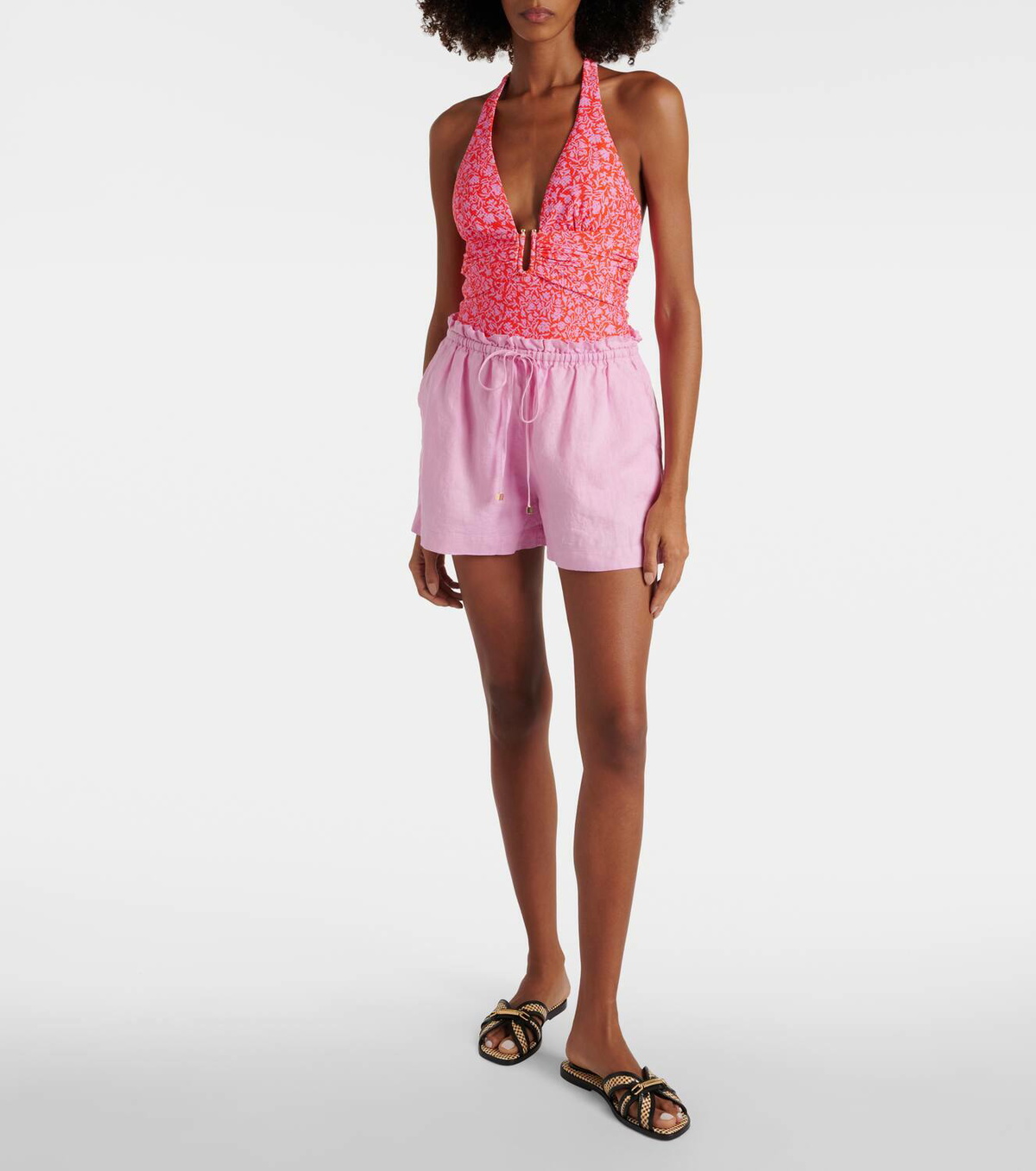 Heidi Klein Marina Cay linen shorts