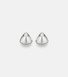 Yvonne Léon Requin 9kt white gold earrings with diamonds