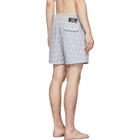 Amiri Grey Dagger Monogram Swim Shorts