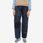 W'menswear Women's Unisex Freedom Flight Trouser in Denim