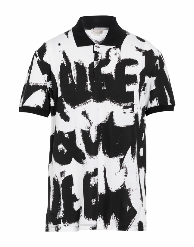 Photo: Mcqueen Mens Polo shirt in Black