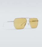 Bottega Veneta - Metal-frame sunglasses