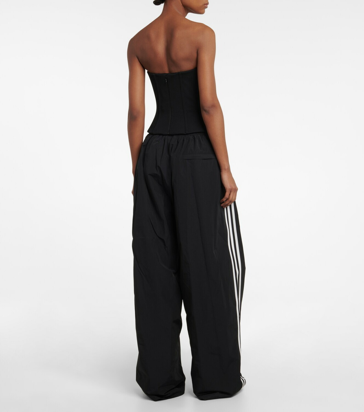 Balenciaga - Strapless corset cropped top
