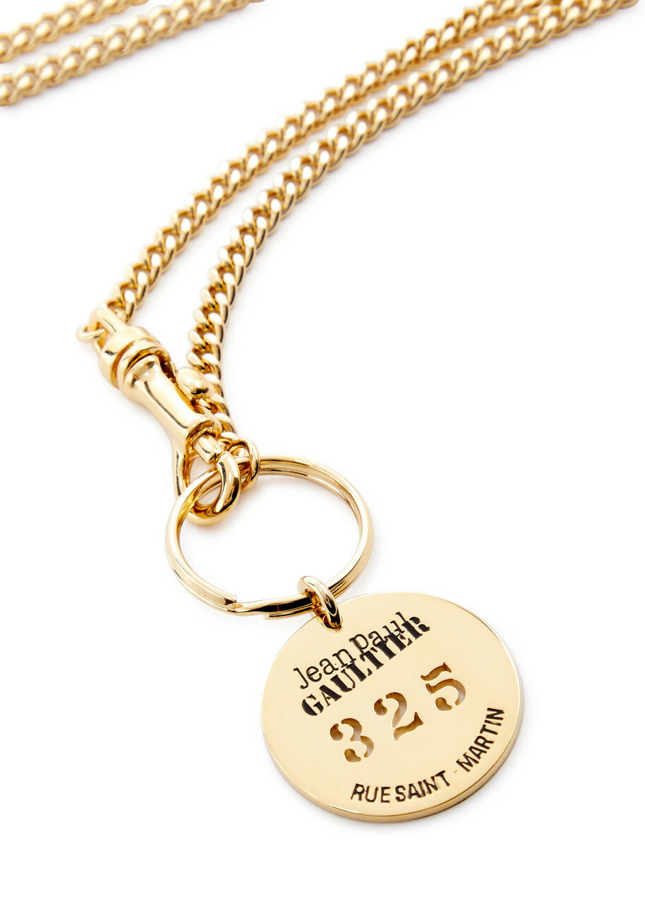 Jean Paul Gaultier 325 Logo Chain Necklace - Gold - One Size