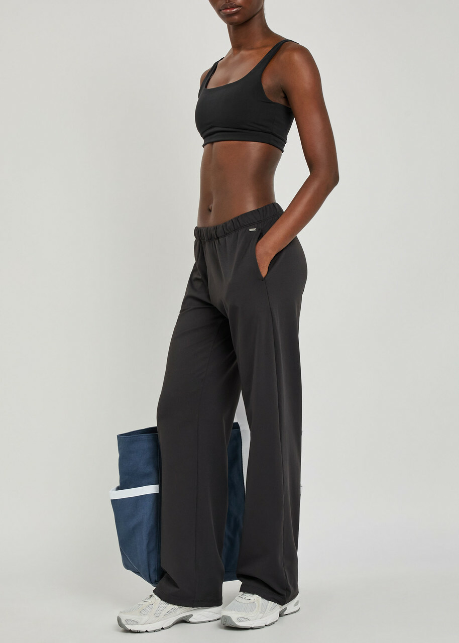Vuori Halo Modern Straight-leg Jersey Sweatpants Black