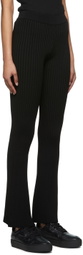AMI Alexandre Mattiussi Black Viscose Lounge Pants