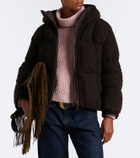 Moncler Wool, alpaca, and cashmere turtleneck sweater