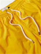 Kingsman - Drake's Slim-Fit Mid-Length Swim Shorts - Yellow