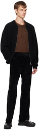 Solid Homme Brown Crewneck Sweater
