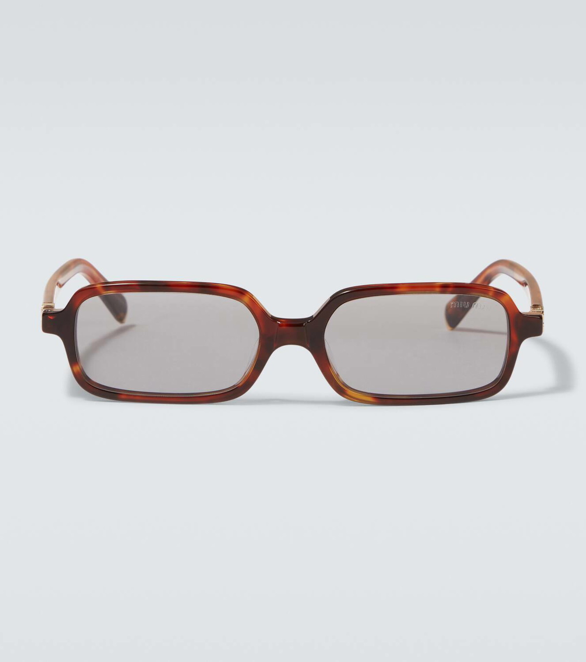 Miu Miu Logo rectangular sunglasses