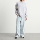 Nike Wool Classics Wool Sweatshirt in Matte Silver/Heather Grey