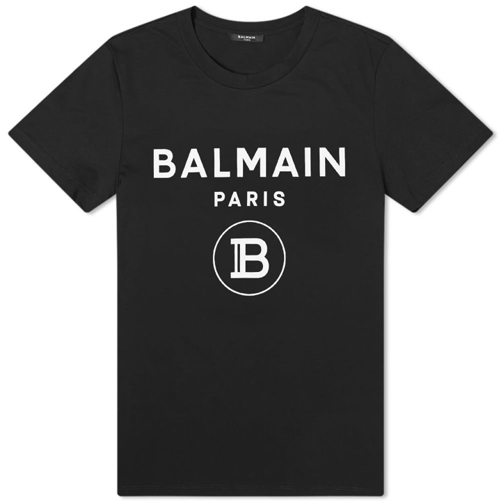 Photo: Balmain Printed Logo Tee