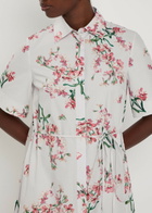 Erdem Floral-print Cotton-poplin Midi Shirt Dress Multicoloured