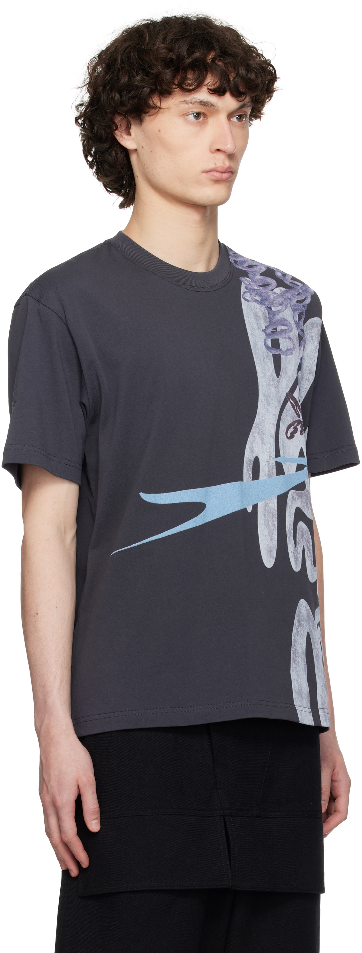 pet-tree-kor Gray 'Carbonara Misguided' T-shirt
