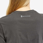 Montane Men's Mono Logo T-Shirt in Charcoal