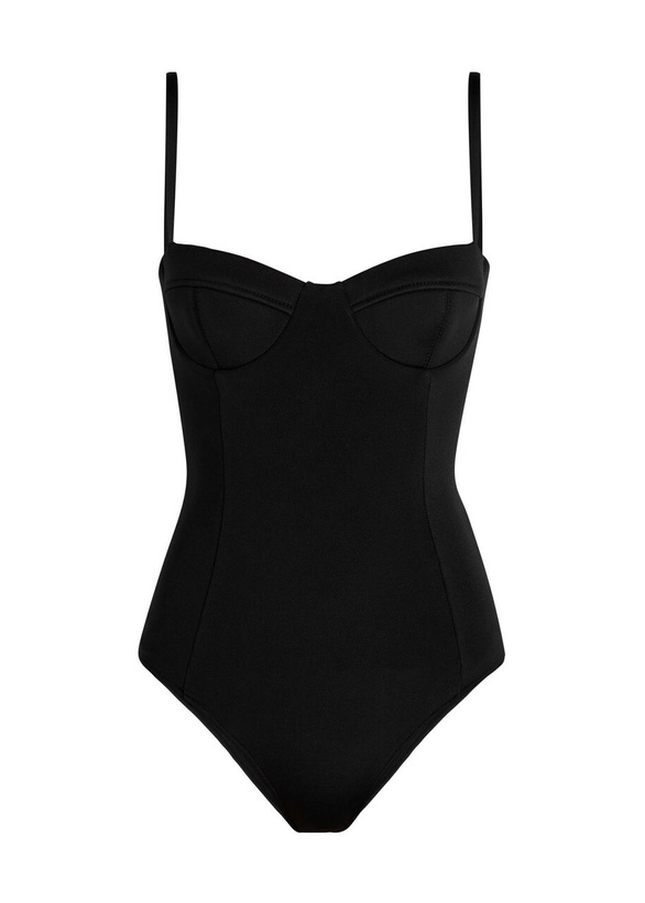 Photo: Esse Studios Panelled Jersey Bodysuit Black
