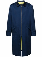 Labrum London Blue Zip-Up Shell Coat