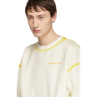 Eckhaus Latta Off-White Hand-Dyed Sweatshirt