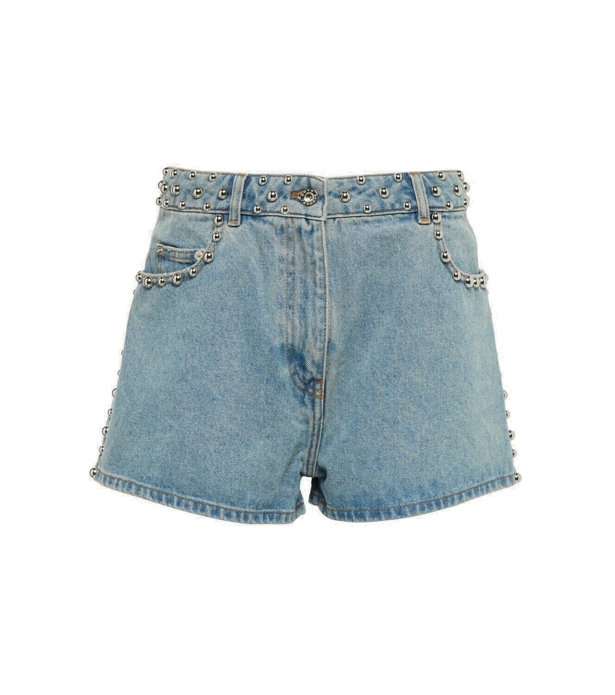 ショートパンツ RABANNE Woman Short Blue 25ECPA043C00577 P458 P00758583.jpg