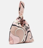 Pucci Emilio Orchidee silk twill top-handle bag