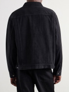 A.PRESSE - Cotton and Silk-Blend Piqué Jacket - Black