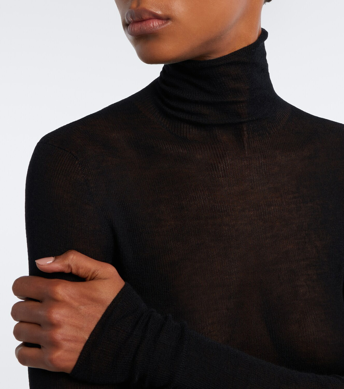 The Row Arp cashmere turtleneck sweater