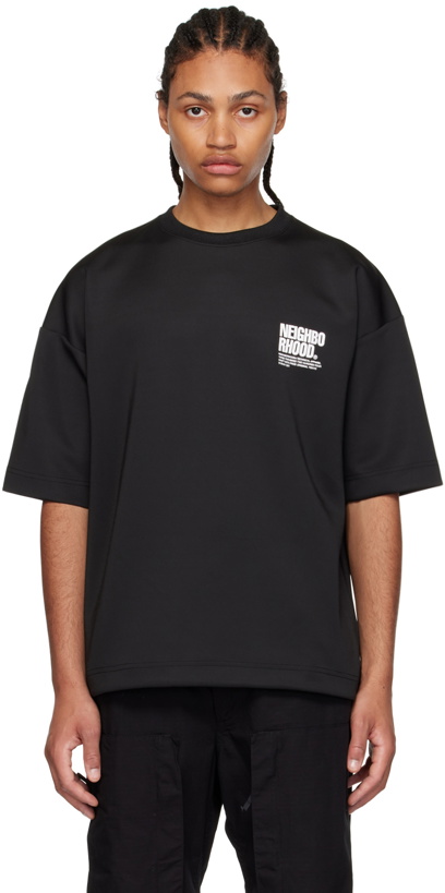 Photo: Neighborhood Black Polyester T-Shirt