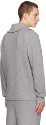 Maison Kitsuné Gray Bold Fox Sweater