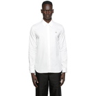 Undercover White Hidden Placket Shirt