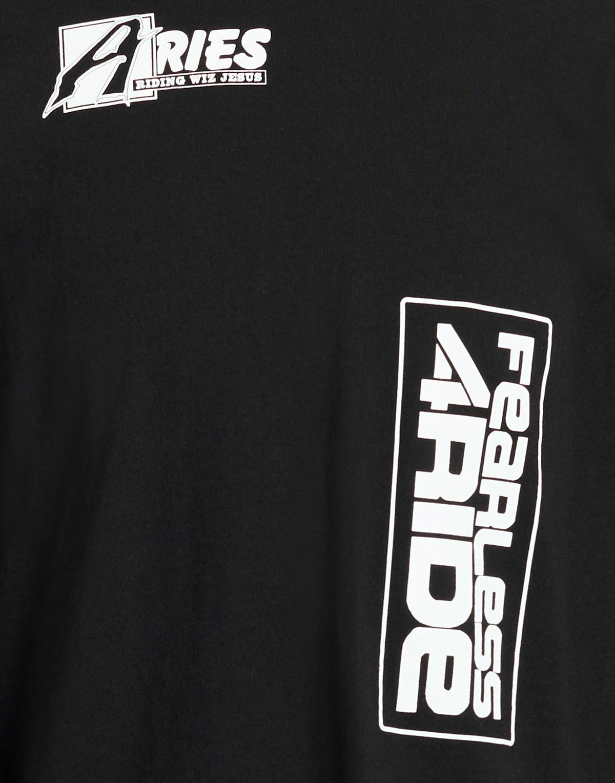Aries Mens T-shirt in Black