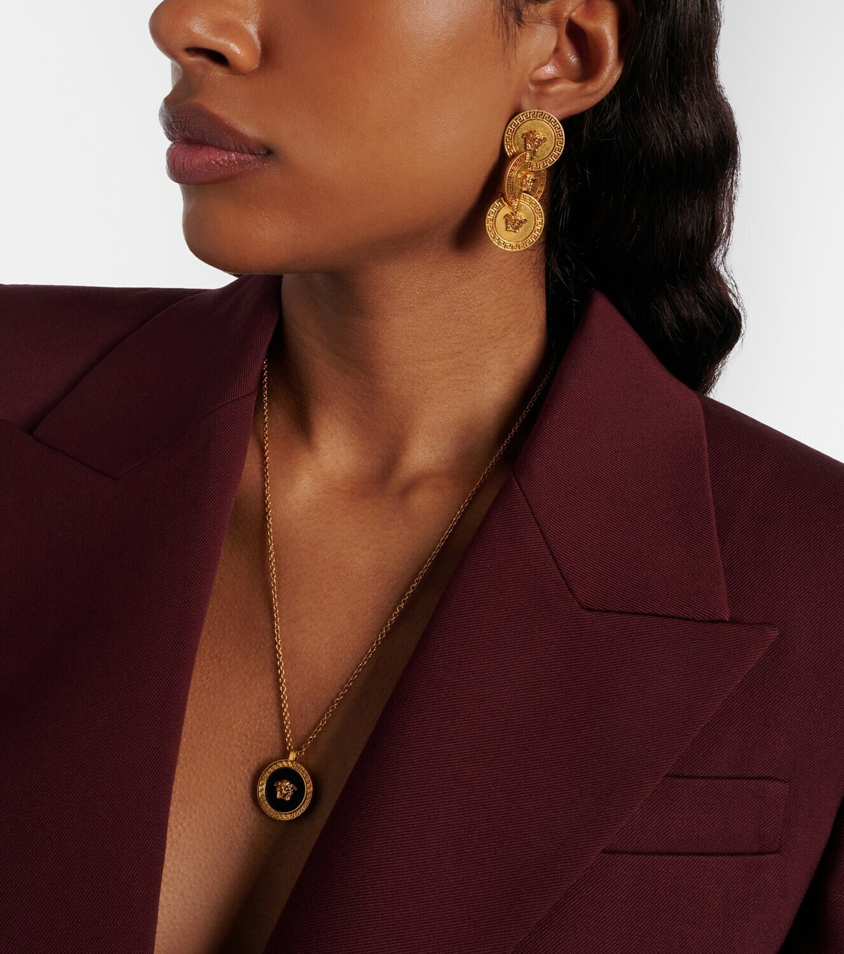 Versace Tribute Medusa drop earrings