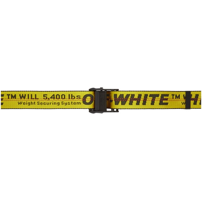 Photo: Off-White Yellow Industrial Belt