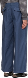 ERL Navy Chino Woven Trousers