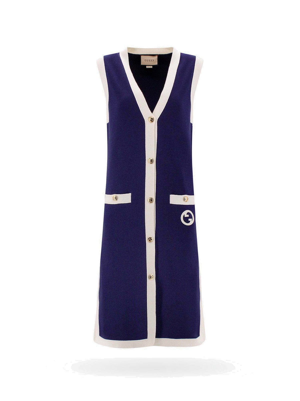 Gucci Vest Blue Womens Gucci