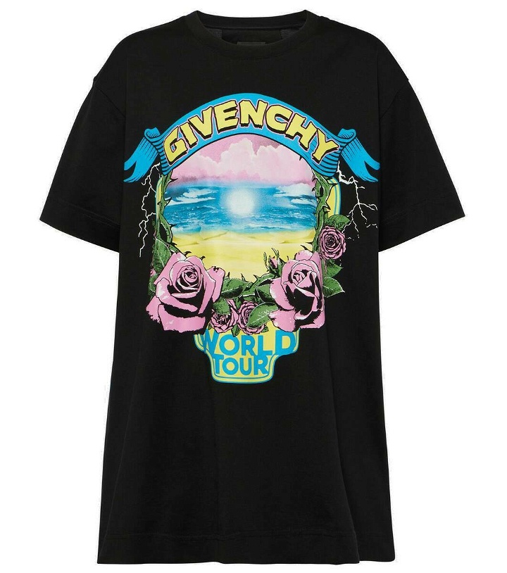 Photo: Givenchy Givenchy World Tour cotton jersey T-shirt