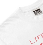 Y,IWO - Lifestyles of the Ripped and Aimless Printed Cotton-Jersey T-Shirt - White